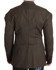 Dolce & Gabbana Multicolor Striped Double Breasted Blazer
