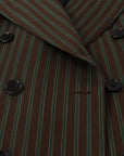 Dolce & Gabbana Multicolor Striped Double Breasted Blazer