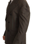 Dolce & Gabbana Multicolor Striped Double Breasted Blazer