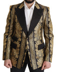 Dolce & Gabbana Elegant Single Breasted Jacquard Blazer