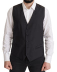 Dolce & Gabbana Elegant Dark Blue Martini Two-Piece Blazer