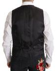 Dolce & Gabbana Elegant Dark Blue Martini Two-Piece Blazer
