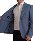 Dolce & Gabbana Elegant Single Breasted Linen Jacket