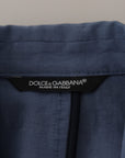 Dolce & Gabbana Elegant Single Breasted Linen Jacket