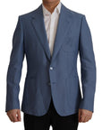 Dolce & Gabbana Elegant Single Breasted Linen Jacket
