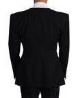 Dolce & Gabbana Elegant Slim Fit Double Breasted Wool Blazer