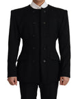 Dolce & Gabbana Elegant Slim Fit Double Breasted Wool Blazer