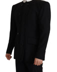 Dolce & Gabbana Elegant Slim Fit Double Breasted Wool Blazer