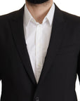 Dolce & Gabbana Elegant Slim Fit Black Blazer Jacket