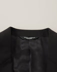 Dolce & Gabbana Elegant Slim Fit Black Blazer Jacket
