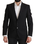 Dolce & Gabbana Elegant Slim Fit Black Blazer Jacket