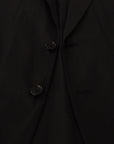 Dolce & Gabbana Elegant Black Cotton-Wool Blend Blazer Jacket