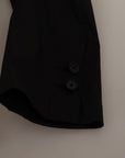 Dolce & Gabbana Elegant Black Cotton-Wool Blend Blazer Jacket