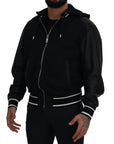 Dolce & Gabbana Elegant Black Bomber Blouson Jacket