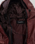 Dolce & Gabbana Elegant Bordeaux Full Zip Hooded Jacket