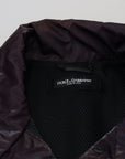 Dolce & Gabbana Elegant Purple Biker Jacket