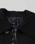 Dolce & Gabbana Elegant Full Zip Black Wool Blend Jacket