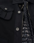 Dolce & Gabbana Elegant Full Zip Black Wool Blend Jacket