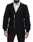 Dolce & Gabbana Elegant Black Virgin Wool Jacket