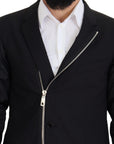 Dolce & Gabbana Elegant Black Virgin Wool Jacket