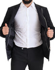 Dolce & Gabbana Elegant Black Virgin Wool Jacket