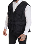 Dolce & Gabbana Elegant Sleeveless Vest Jacket in Black