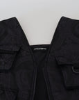 Dolce & Gabbana Elegant Sleeveless Vest Jacket in Black