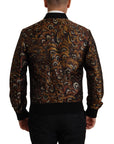 Dolce & Gabbana Elegant Brown Blouson Jacket