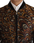 Dolce & Gabbana Elegant Brown Blouson Jacket