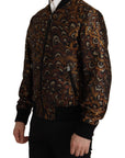 Dolce & Gabbana Elegant Brown Blouson Jacket