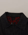 Dolce & Gabbana Elegant Black Denim Jacket