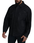Dolce & Gabbana Elegant Black Denim Jacket