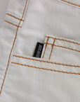 Cavalli Chic White Slim Fit Denim
