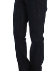 Cavalli Chic Blue Straight Fit Designer Jeans