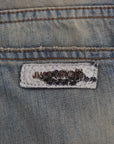 Cavalli Elegant Slim Bootcut Blue Jeans