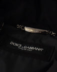 Dolce & Gabbana Elegant Black Hooded Parka Winter Jacket