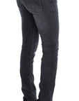 Cavalli Slim Fit Green Diamond Blue Wash Jeans