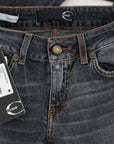 Cavalli Slim Fit Green Diamond Blue Wash Jeans