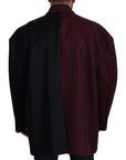 Dolce & Gabbana Elegant Bordeaux Double-Breasted Jacket