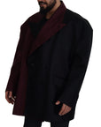 Dolce & Gabbana Elegant Bordeaux Double-Breasted Jacket