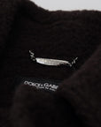 Dolce & Gabbana Elegant Black Alpaca Wool Blend Jacket