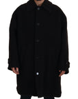 Dolce & Gabbana Elegant Black Alpaca Wool Blend Jacket