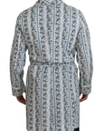 Dolce & Gabbana Elegant Floral Cotton Jacket Robe