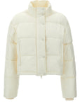 Courreges Courreges Ac Cropped Down Jacket