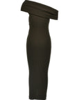 Courreges Courreges Twist Rib Knit Long Dress