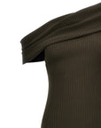 Courreges Courreges Twist Rib Knit Long Dress