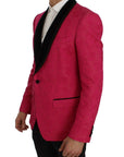 Dolce & Gabbana Floral Brocade Single-Breasted Blazer