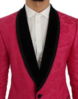 Dolce & Gabbana Floral Brocade Single-Breasted Blazer