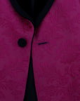 Dolce & Gabbana Floral Brocade Single-Breasted Blazer