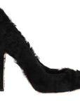 Dolce & Gabbana Elegant Pumps in Luxe Xiangao Fur Leather
